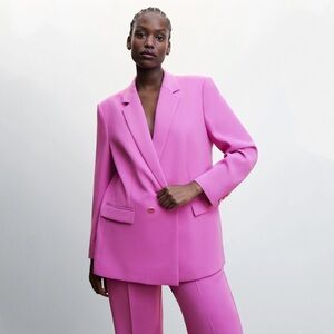 Mango Americana Traje Boton Blazer